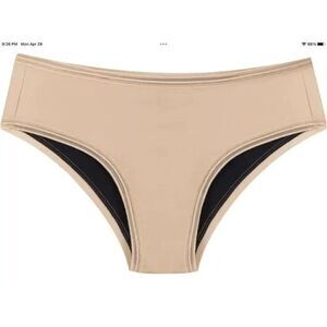 Thinx Cheeky Period Light Absorbency Underwear Size 2XL Beige NEW